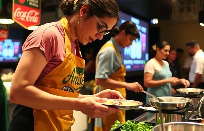 Anise Spectacle Champion real-world event in Chennai featuring a spice market and cooking demonstrations